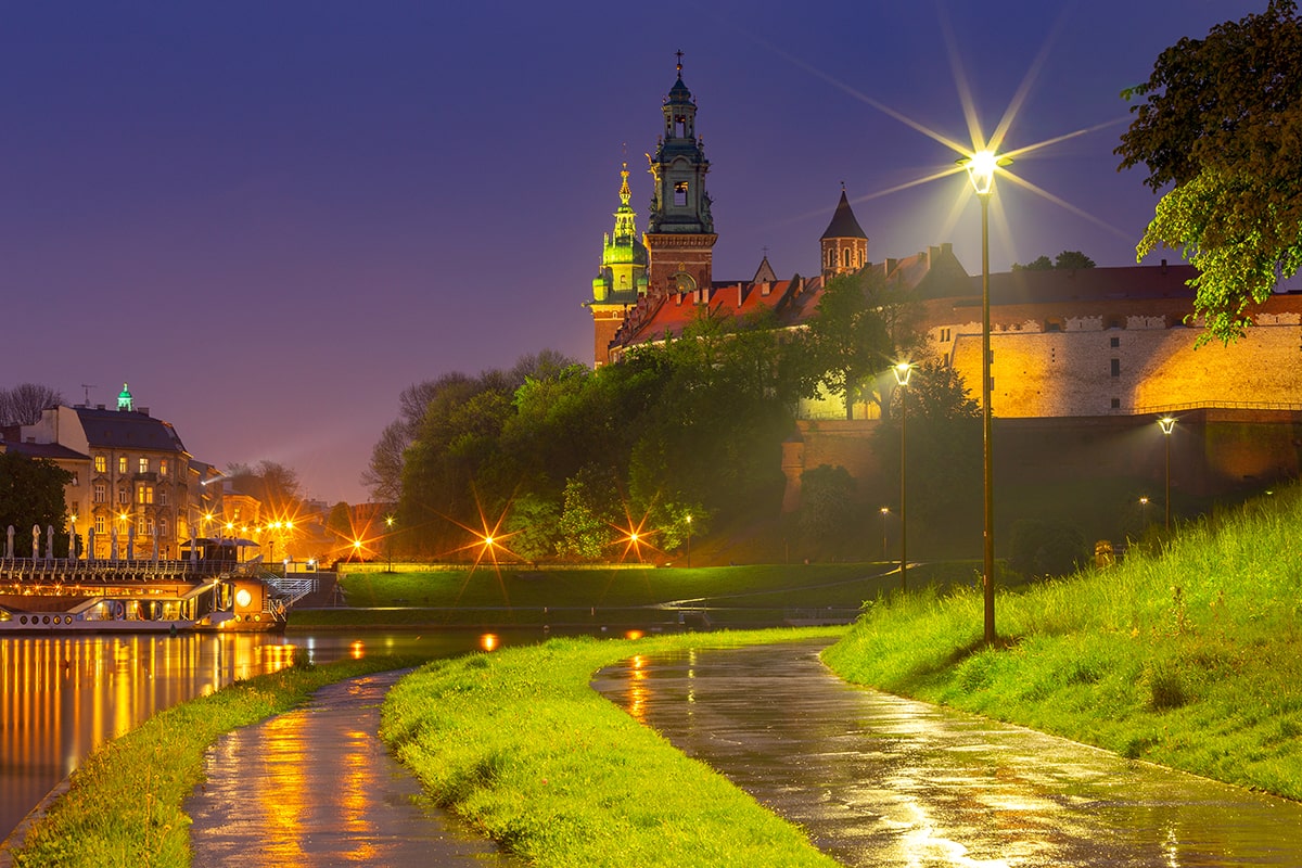 The Vistula River Walk: Scenic Views Below Wawel Castle